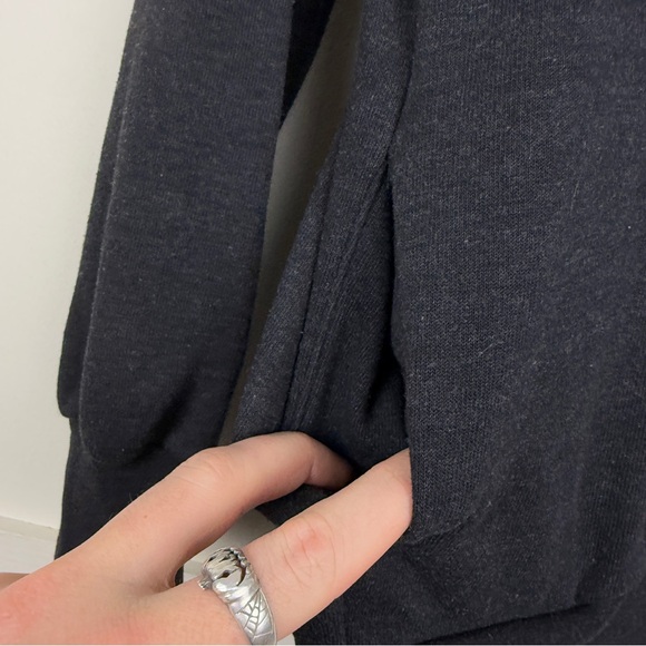 Aviator Nation Split Colorblock Black White Sweatshirt - Picture 6 of 6